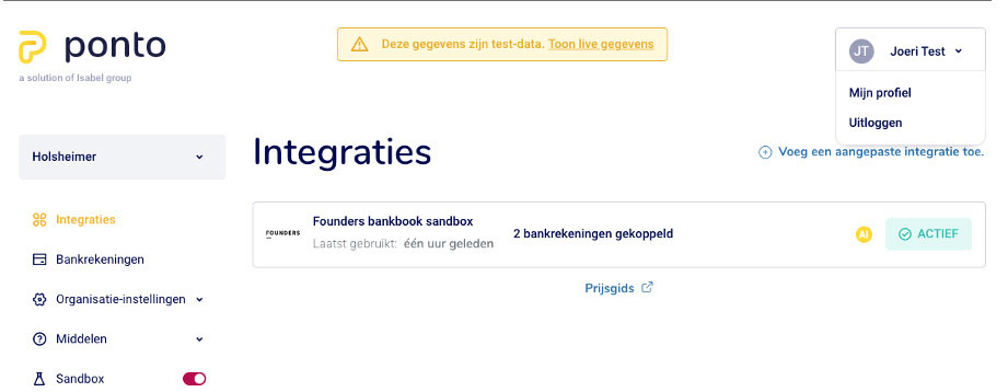 FAQ: nieuwe feature Bankkoppeling